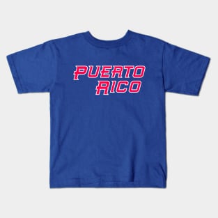 Puerto Rico Baseball Team Kids T-Shirt